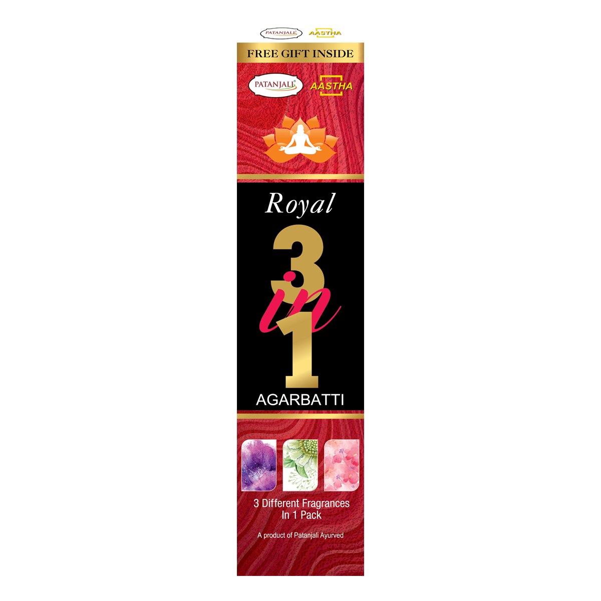 Aastha Royal 3 in One Agarbatti