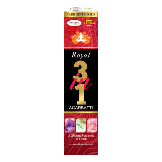Aastha Royal 3 in One Agarbatti