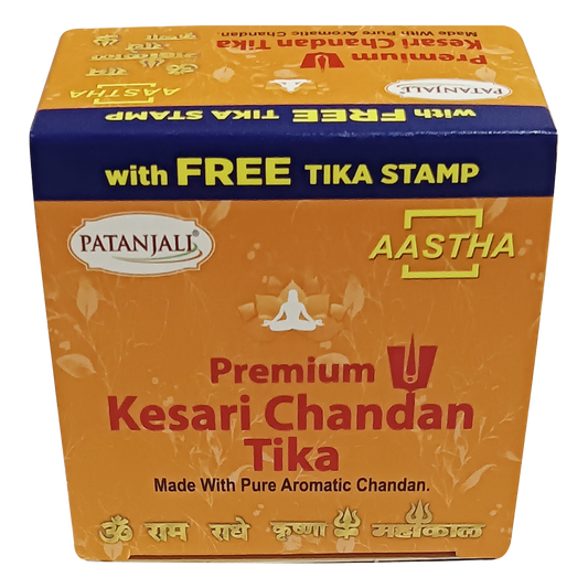 Aastha Kesar Chandan Geela Tika