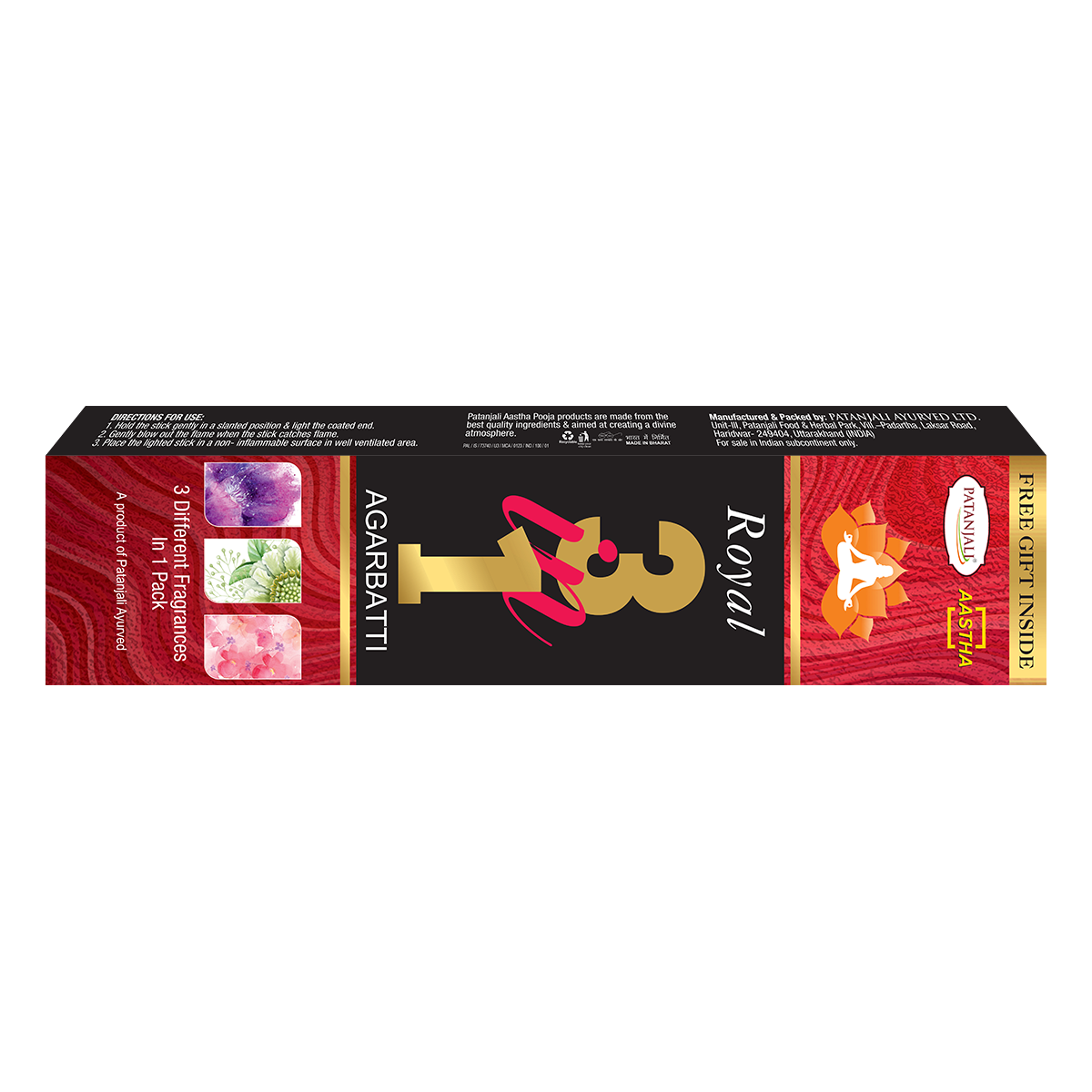 Aastha Royal 3 in One Agarbatti 90g