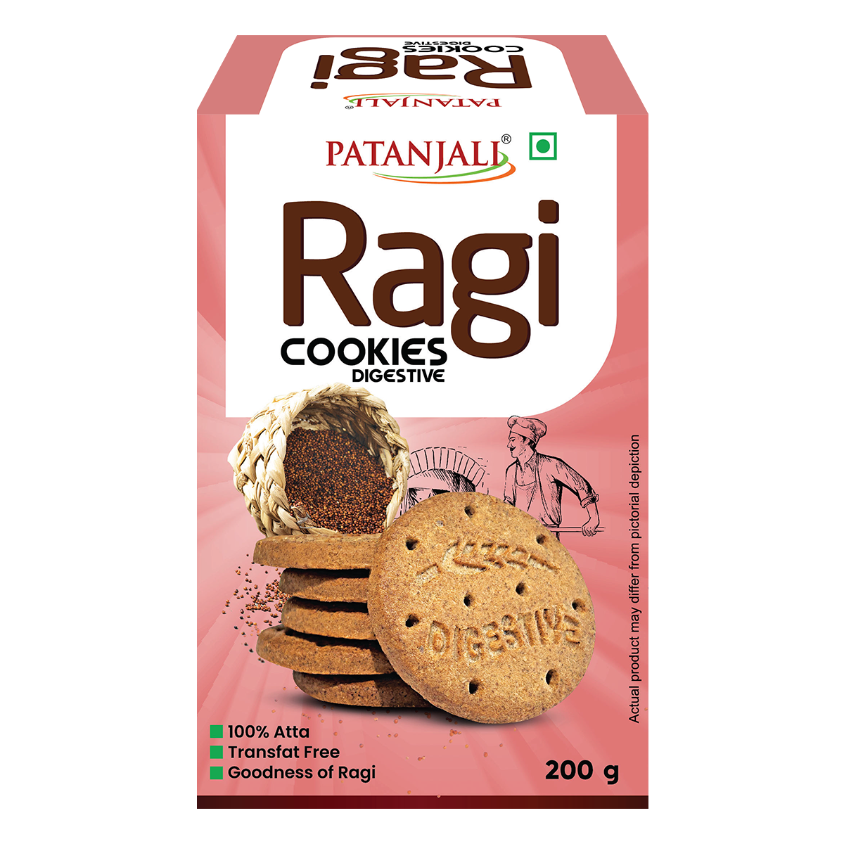 Ragi Cookies Digestive (200 Gram)