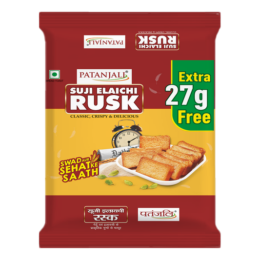 Patanjali Suji Elaichi Rusk