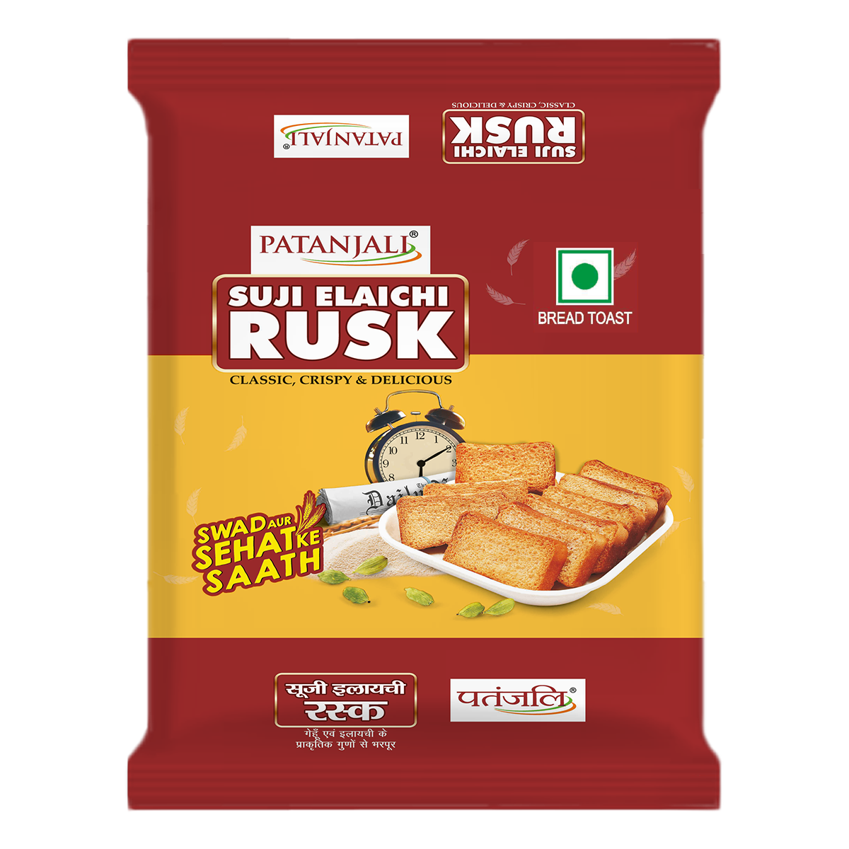 Patanjali Suji Elaichi Rusk 182g