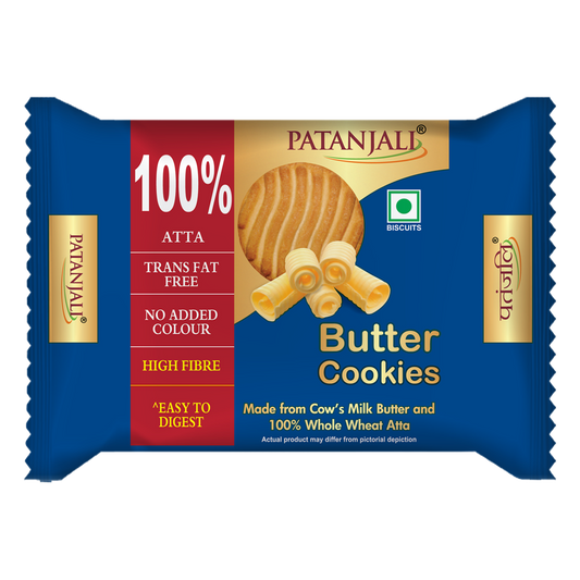 Patanjali Butter Cookies (60 Gram) 120g