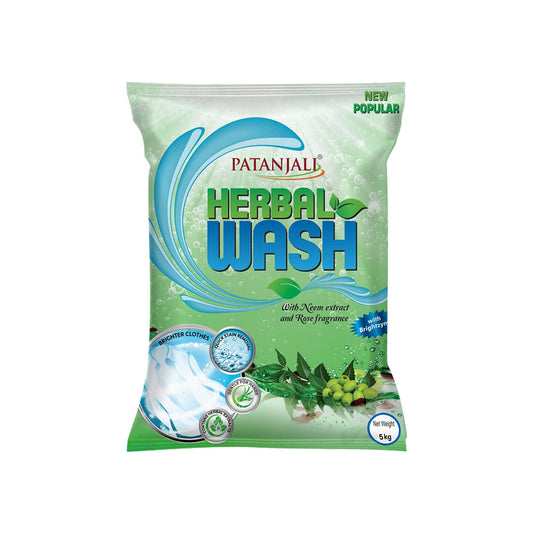 Patanjali Herbal Wash Detergent Powder (2 kg) 5000g