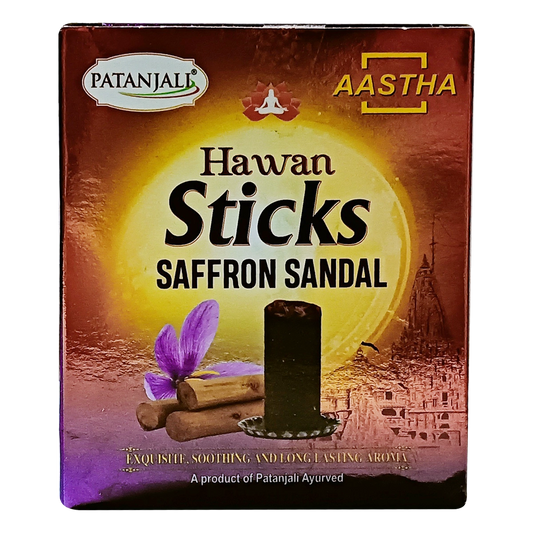 Aastha Hawan Stick Saffron Sandal-20 N