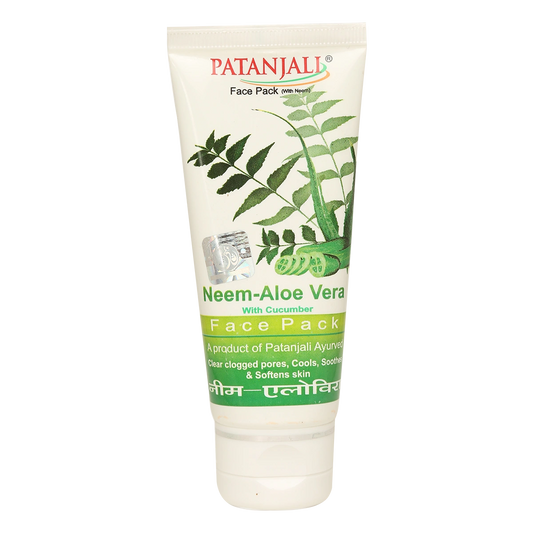 Patanjali Aloevera Neem Cucumber Face Pack (60 g)