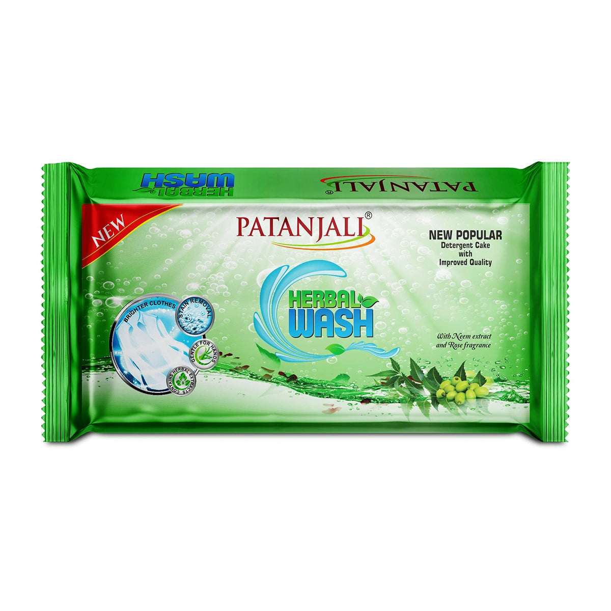 Patanjali Herbal Wash Detergent Cake (225 g)