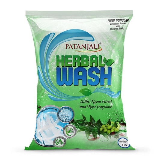 Patanjali Herbal Wash Detergent Powder (2 kg) 1000g