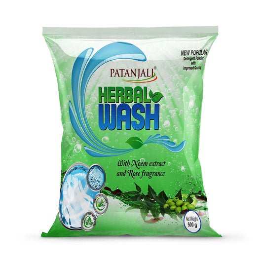 Patanjali Herbal Wash Detergent Powder (2 kg) 500g