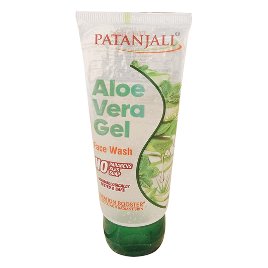 Patanjali Aloevera Gel Face Wash (60 ml)