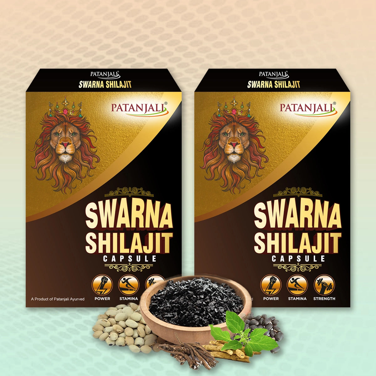 Swarna Shilajit Capsule 750 Mg (Pack of 2) (16 g)