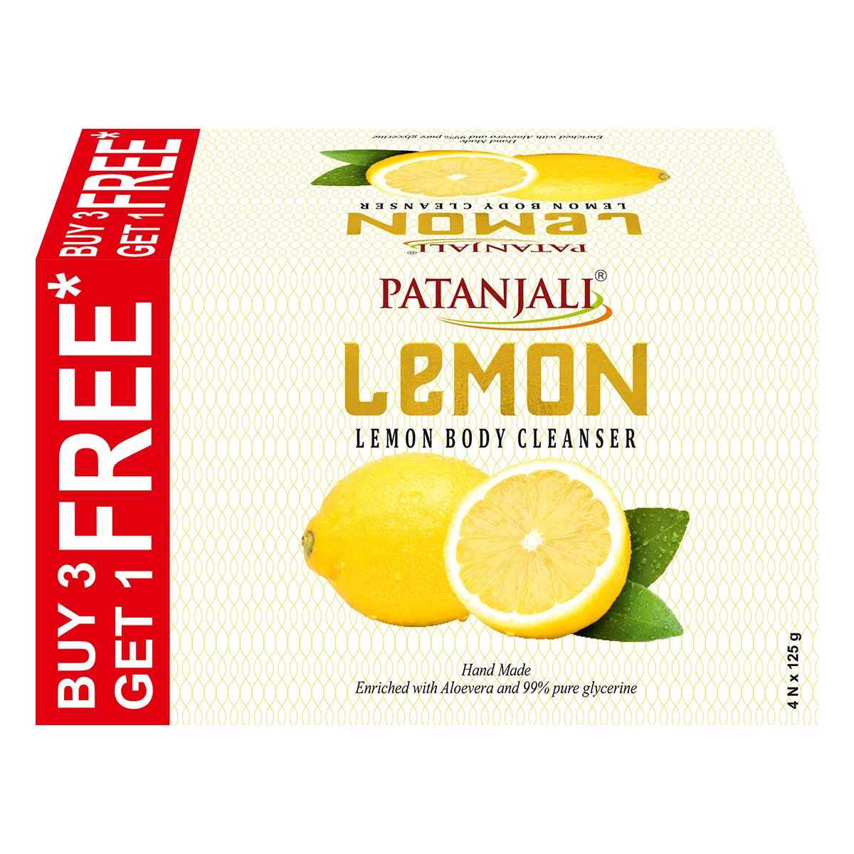 Patanjali Lemon Body Cleanser 125g C.o. B3G1 Free