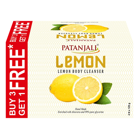 Patanjali Lemon Body Cleanser 125g C.o. B3G1 Free