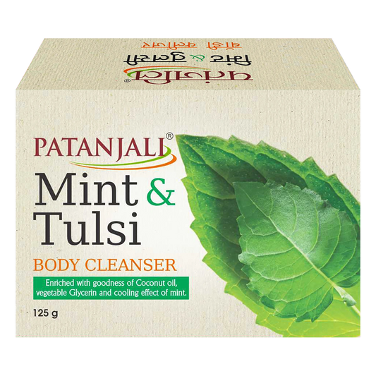 Patanjali Mint Tulsi Body Cleanser (125 g)
