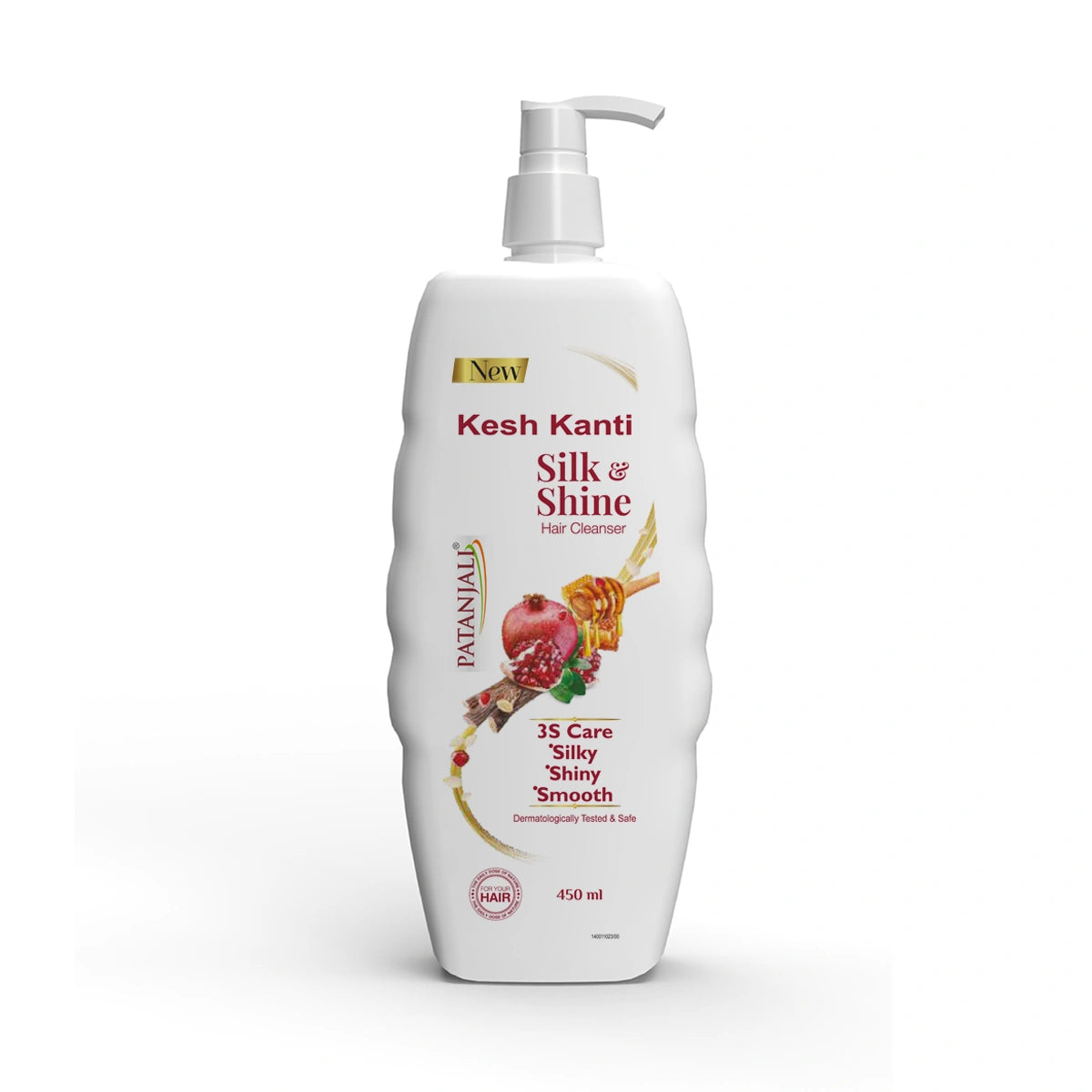 【Patanjali】 Patanjali Kesh Kanti Hair Cleanser Silk & Shine 450g｜パタンジャリ ケーシュカンティ シルク＆シャイン ヘアクレンザー｜200ml
