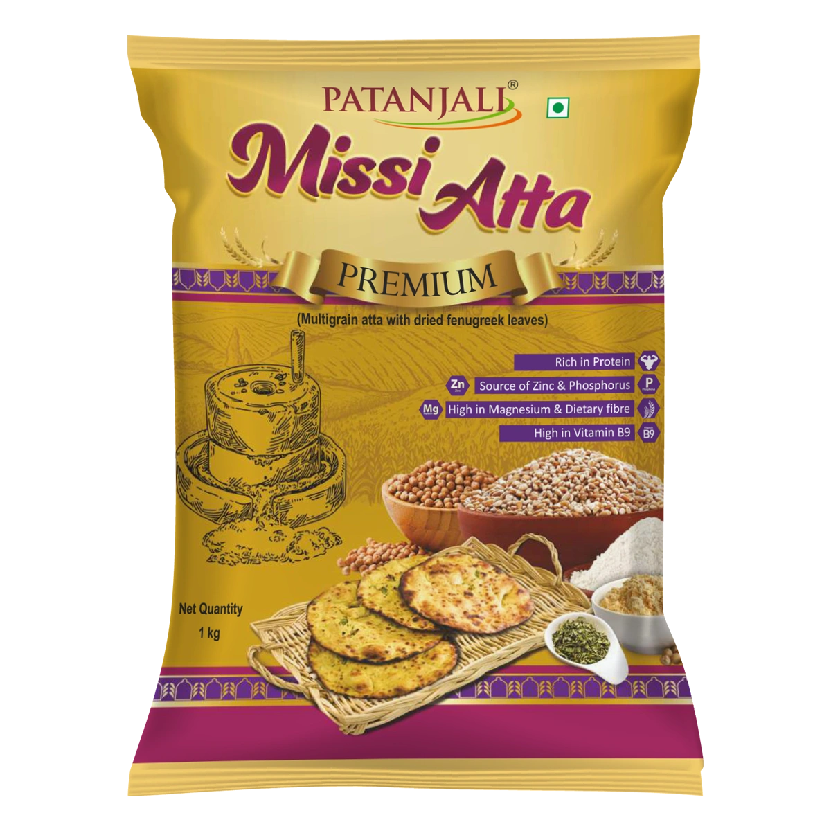 Patanjali Missi Atta (1 kg)