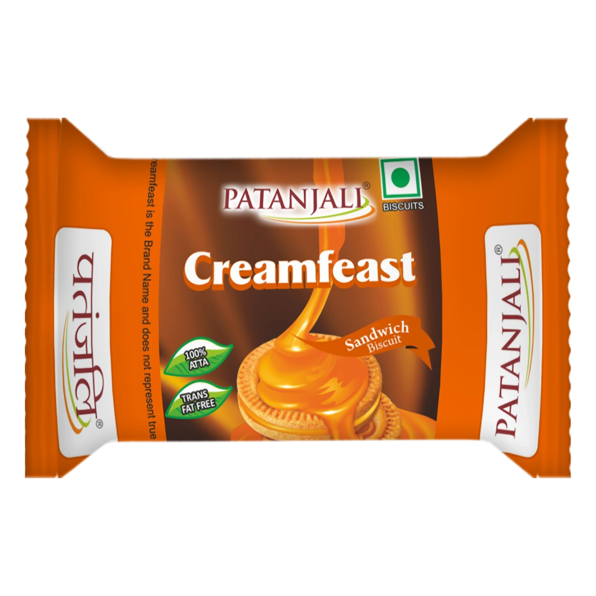 Patanjali Creamfeast Orange Biscuit