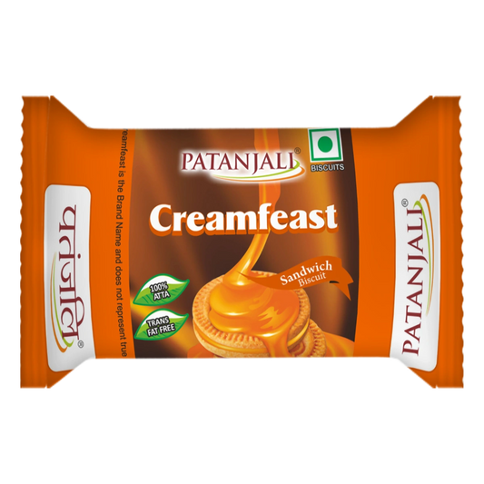 Patanjali Creamfeast Orange Biscuit