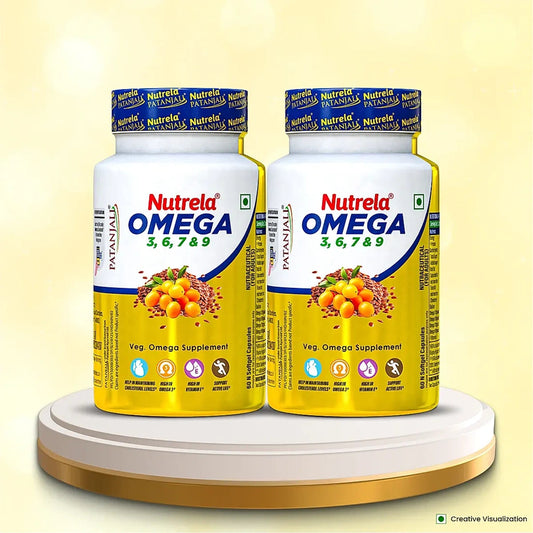 Patanjali Nutrela Organic Omega 3 6 7 & 9 (pack of 2)