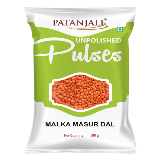 Patanjali Unpolished Malka Masur Dal 500g