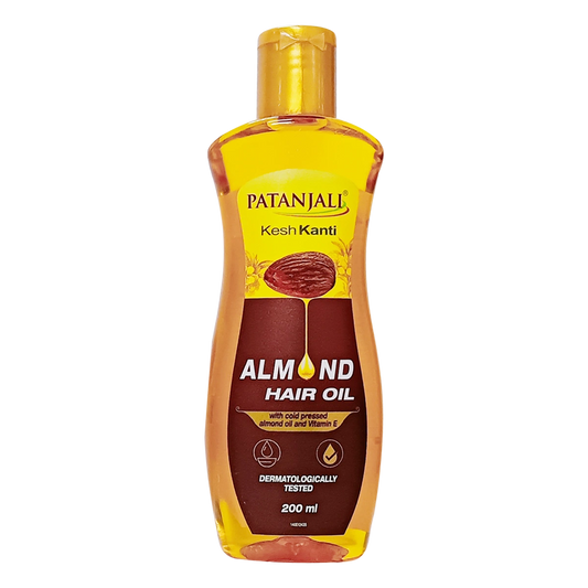 【Patanjali】 Patanjali Almond Hair Oil 200g｜パタンジャリ アーモンド ヘアオイル｜200g