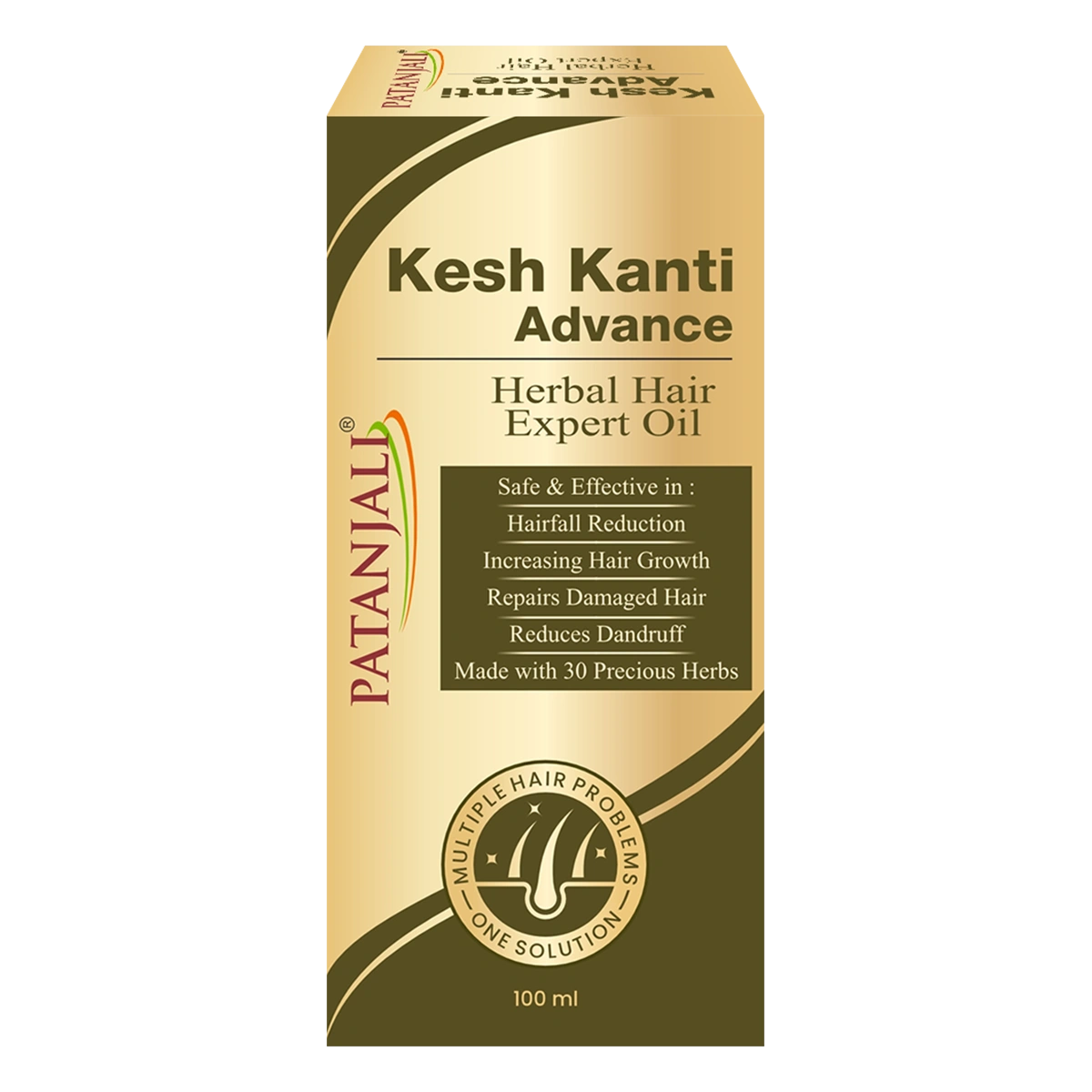 Patanjali Kesh Kanti Advance Herbal Hair Expert Oil (100 ml)