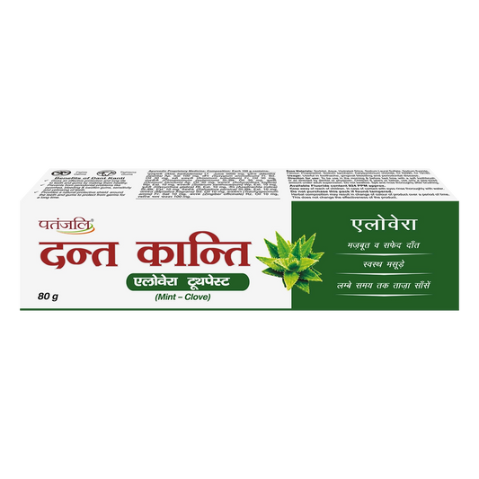 Patanjali Dant Kanti Aloevera Gel Toothpaste (80 g)