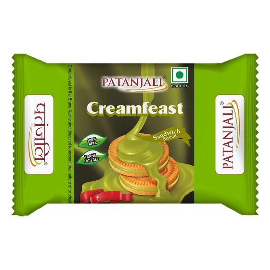 Patanjali Creamfeast Elaichi Biscuit 65g