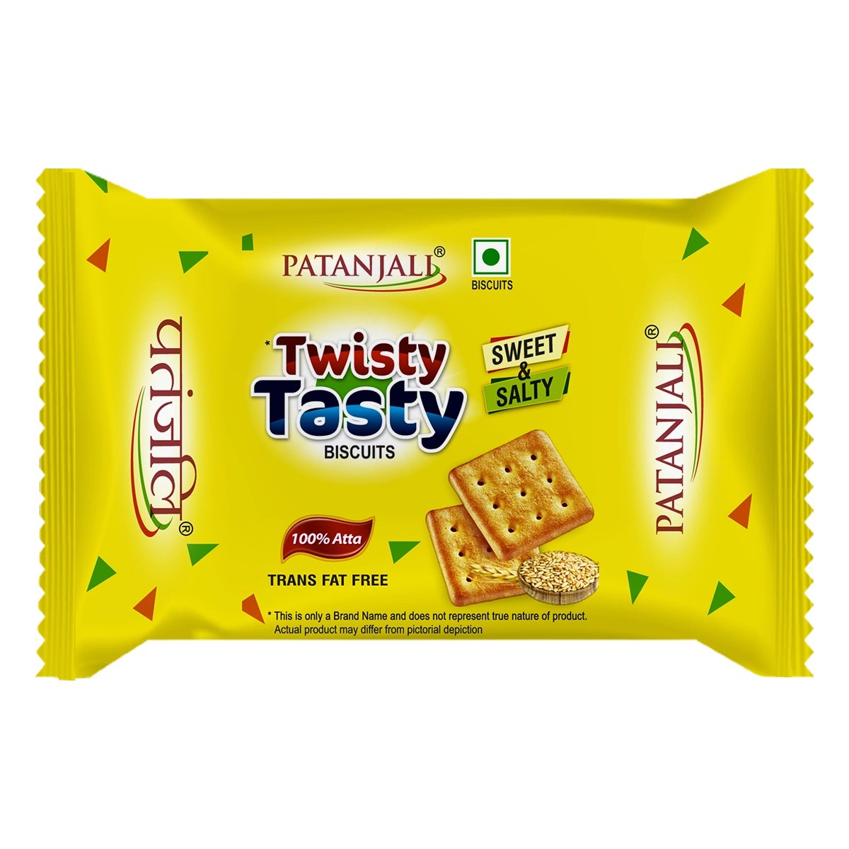 Patanjali Twisty Tasty Biscuit (35 Gram) 60g