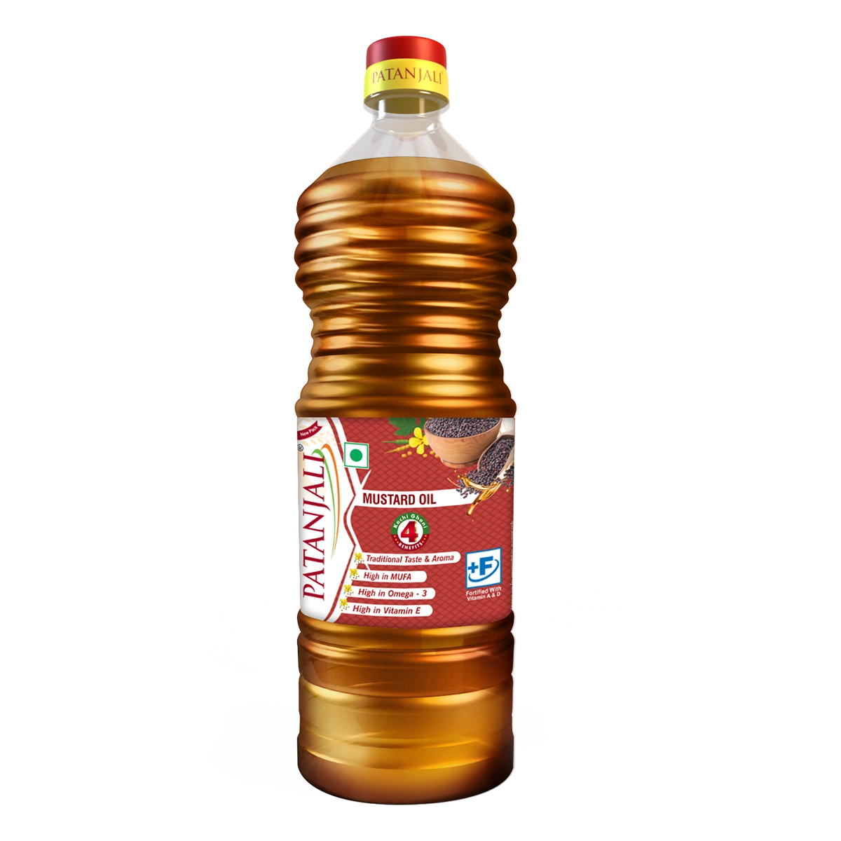 【Patanjali】 Kachi Ghani Mustard Oil｜カチ・ガーニ マスタードオイル｜1L