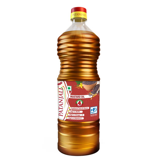 【Patanjali】 Kachi Ghani Mustard Oil｜カチ・ガーニ マスタードオイル｜1L
