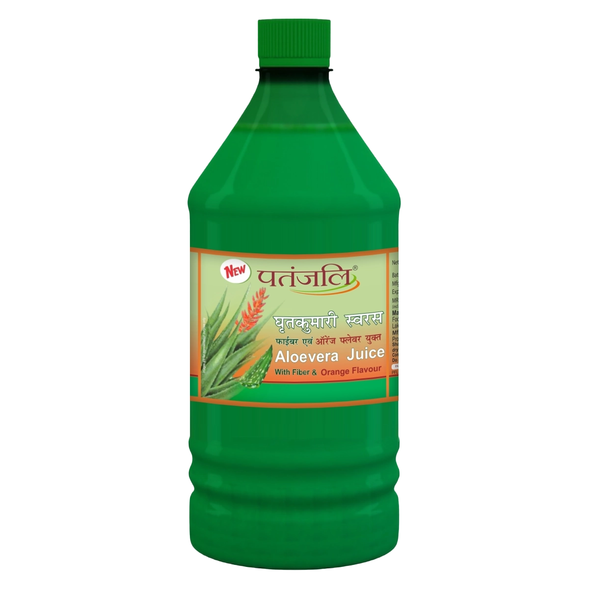 Patanjali Aloevera Juice with Fiber and Orange Flavour (1000 ml)
