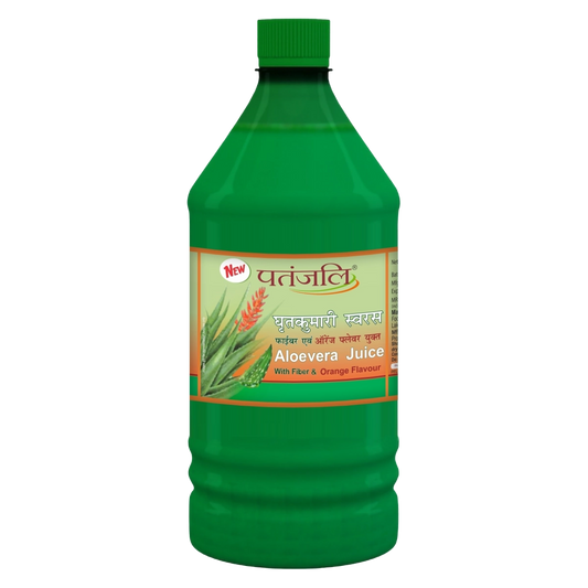 Patanjali Aloevera Juice with Fiber and Orange Flavour (1000 ml)