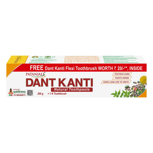 Dant Kanti Natural Toothpaste (200g) + Brush20/