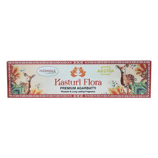 Aastha Premium Agarbatti Kasturi Flora 20N (36 g)