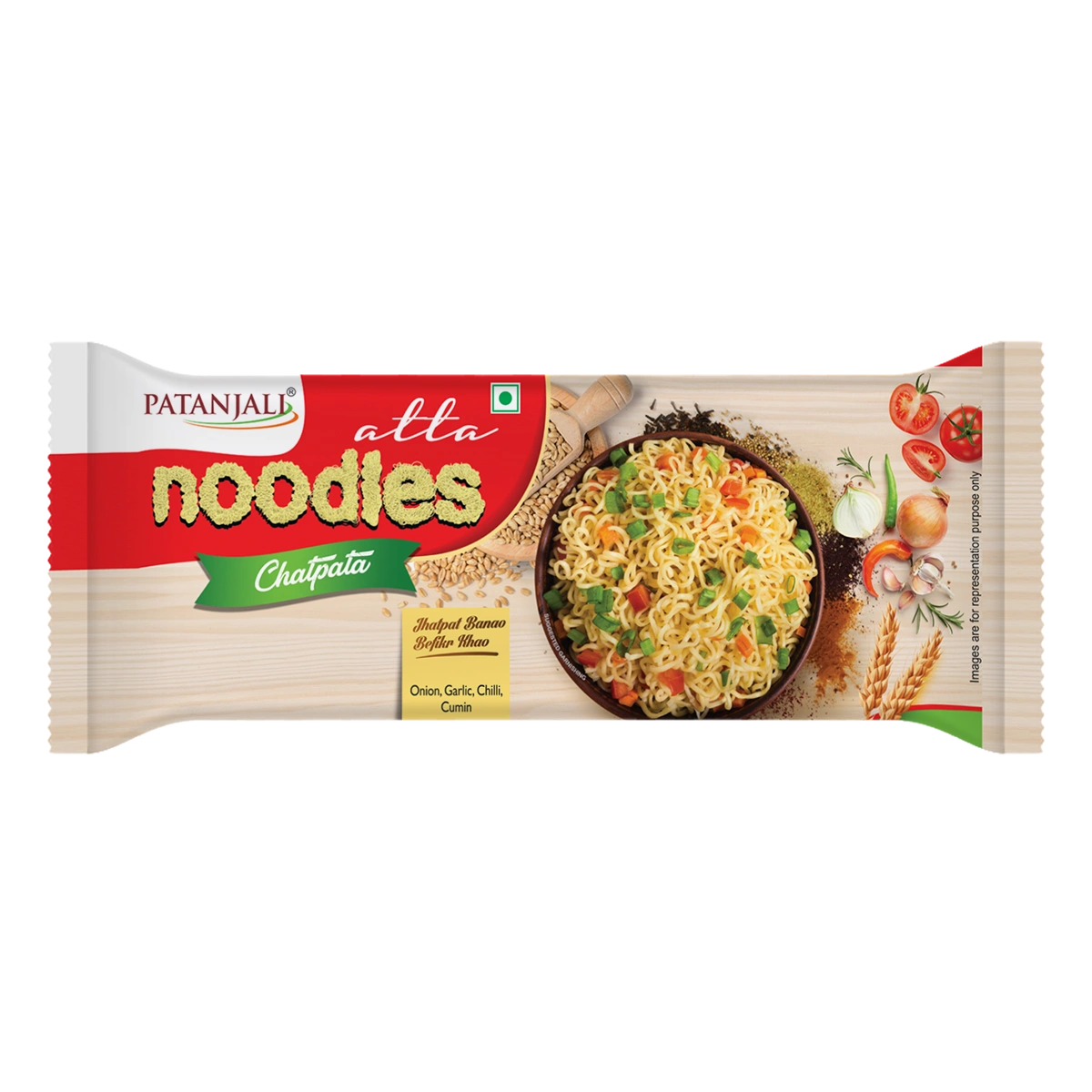 Patanjali Atta Noodles Chatpata - Family Pack (240 g)