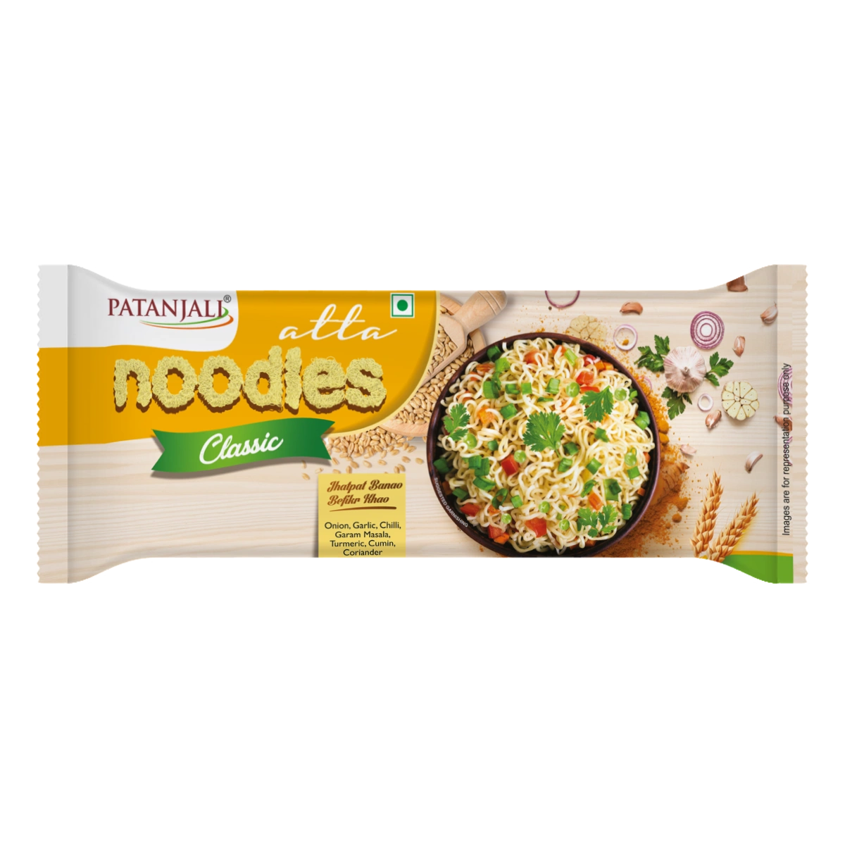 Patanjali Atta Noodles Classic - Family Pack (240 g)