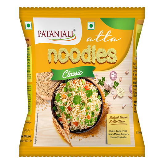 Patanjali Atta Noodles Classic (60 g)
