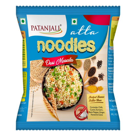 Patanjali Atta Noodles Desi Masala (60 g)