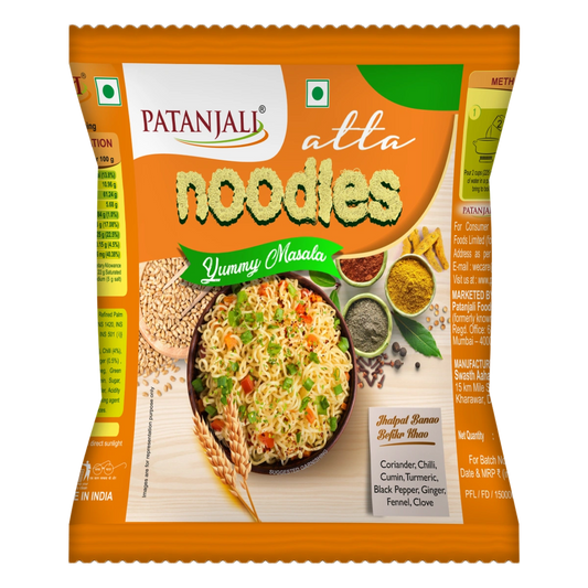 Patanjali Atta Noodles Yummy Masala (60 g)