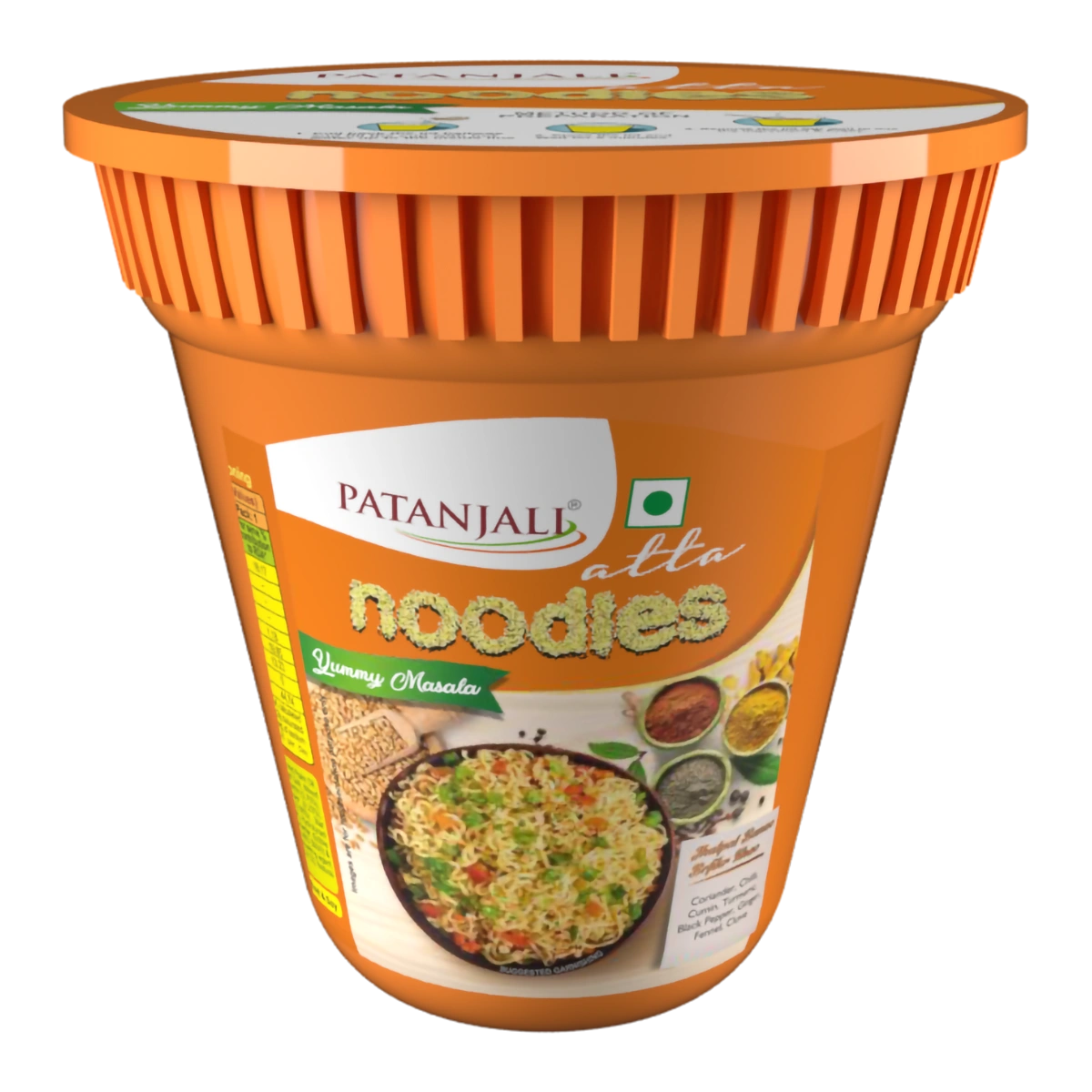 Patanjali Atta Cup Noodles Yummy Masala (70 g)