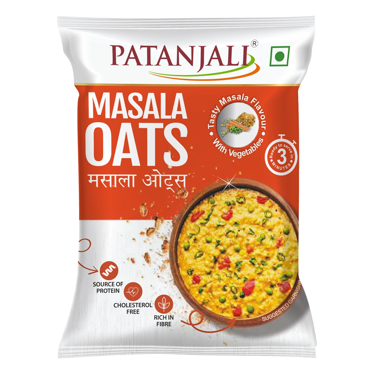 【Patanjali】 Patanjali Masala Oats 40g｜パタンジャリ マサラオーツ｜200g