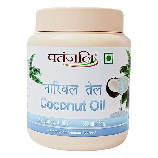 【Patanjali】 Patanjali Coconut Oil (J) 500g｜パタンジャリ ココナッツオイル（大）」｜500g