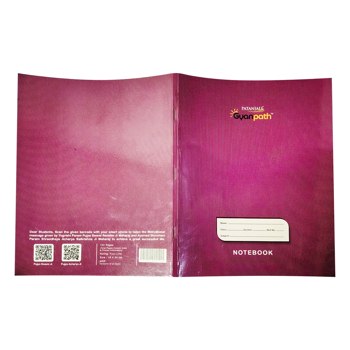 Gyanpath 18x24 Cm C. Purple 140p FL