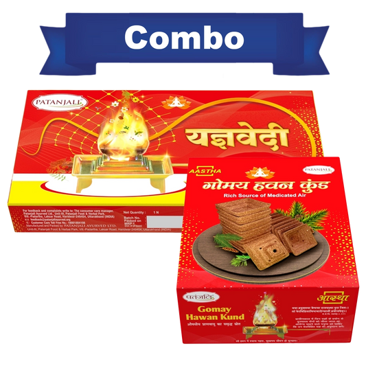 Combo-Yagyavedi + Gomay Hawan Kund