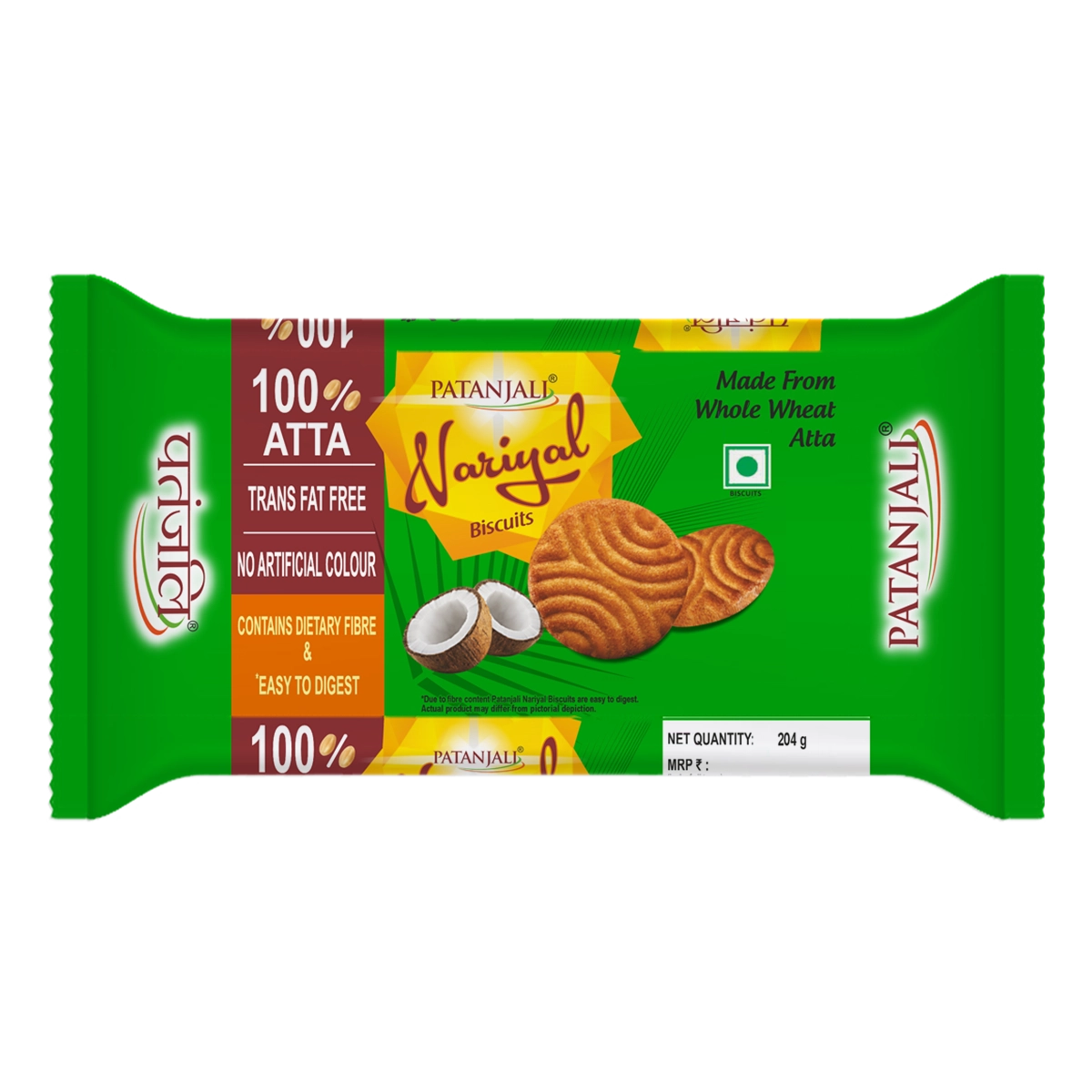Patanjali Nariyal Biscuits 204g