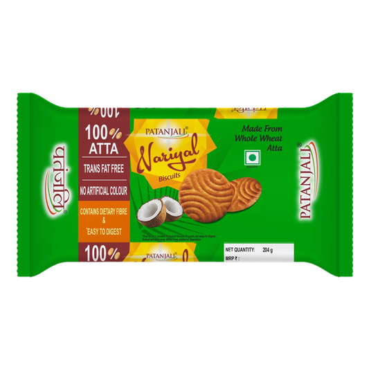 Patanjali Nariyal Biscuits 204g