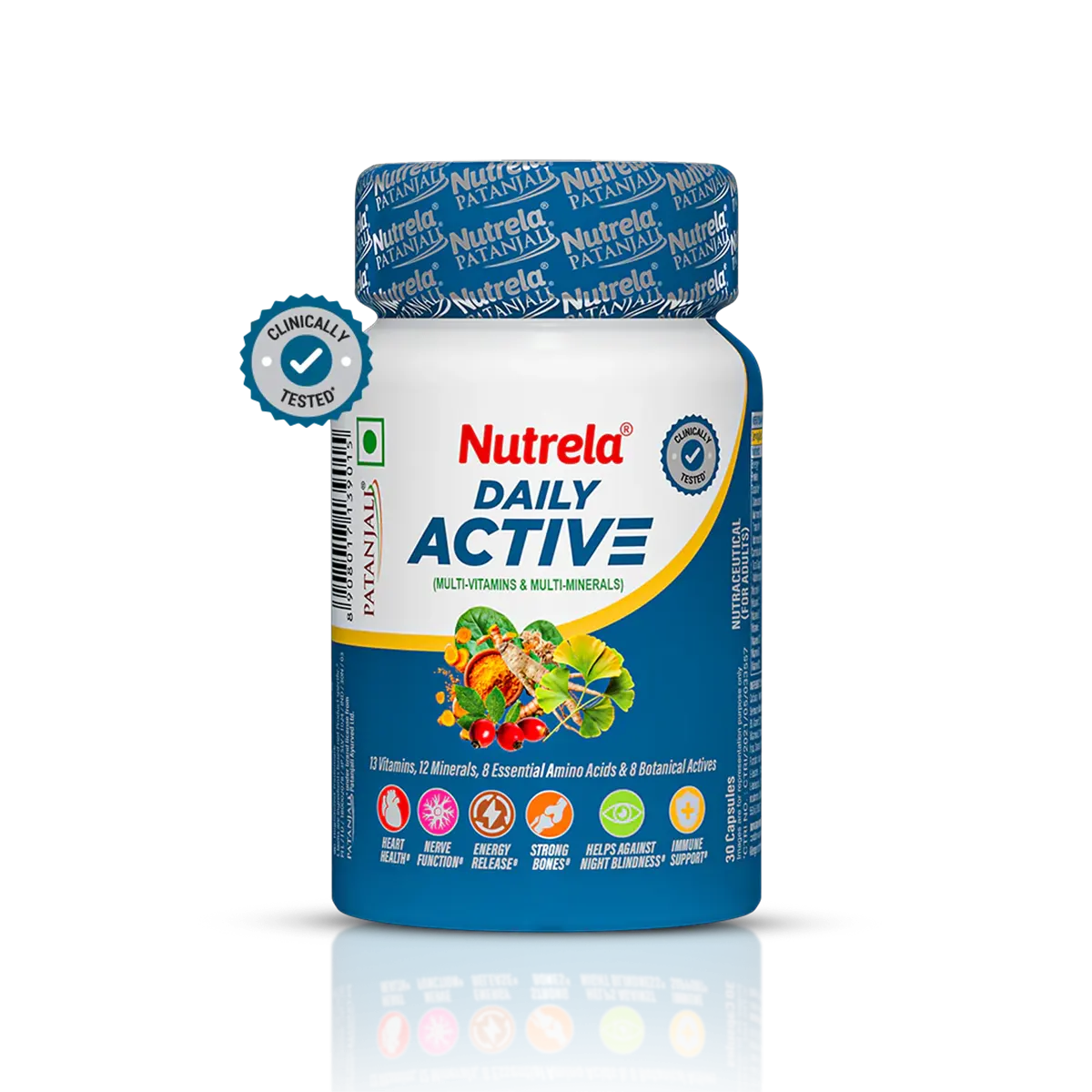 Patanjali Nutrela Daily Active Capsule (22.5 g)
