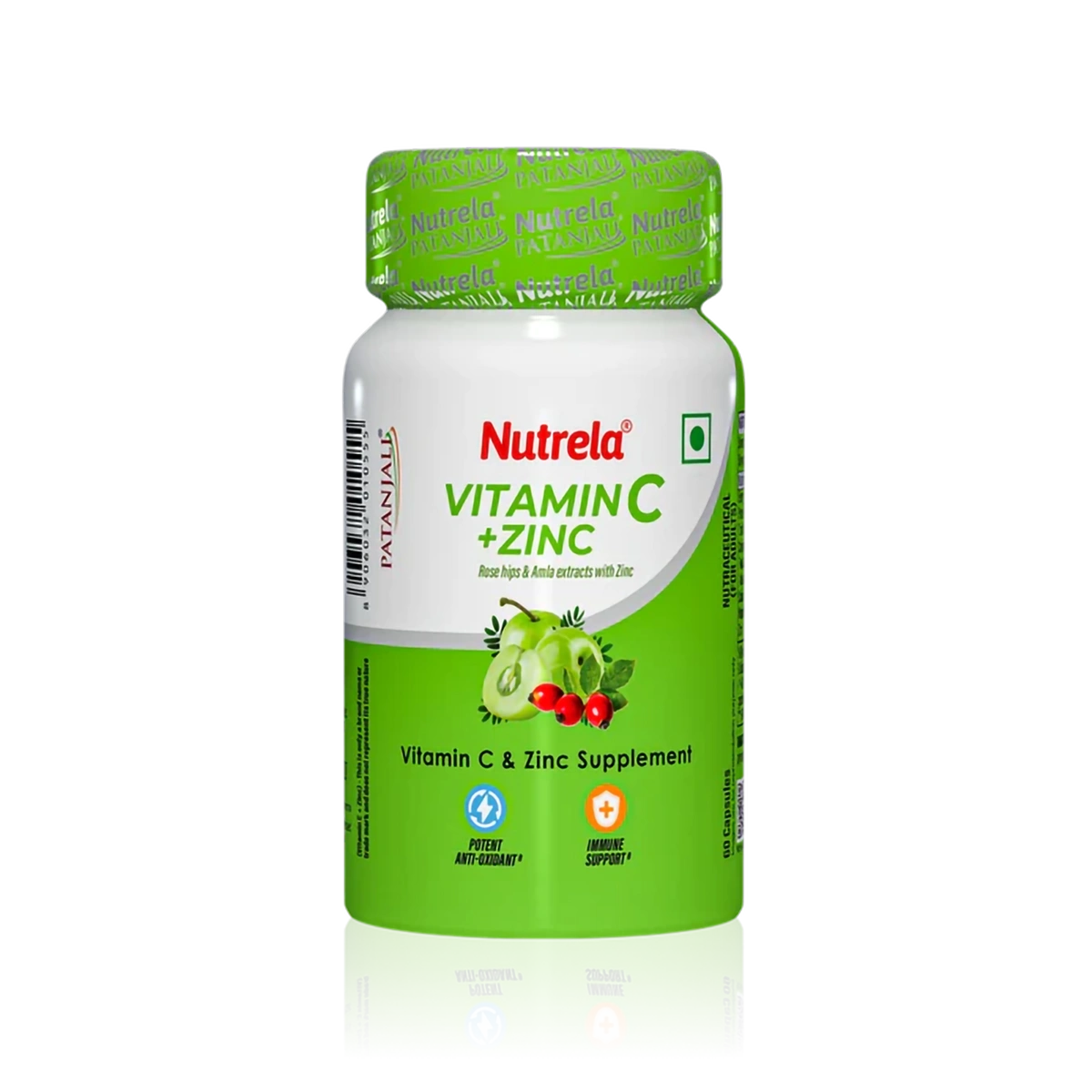 Patanjali Nutrela Vitamin C+ Zinc-60 Cap